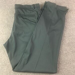 Nike Golf Tour Performance Dri Fit Mens Flat Front Golf Pants Size 34x34 Black